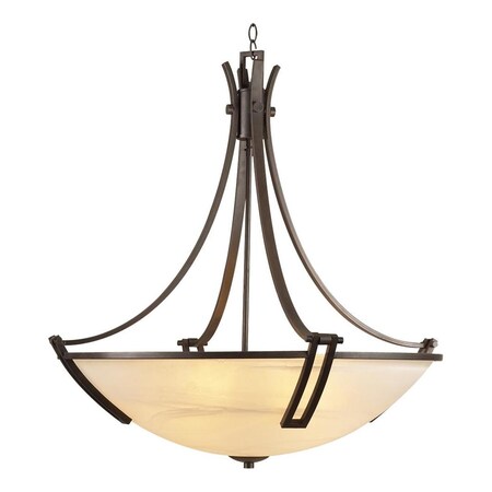 Plc Lighting 5 Light Chandelier Highland Collection 14866 ORB